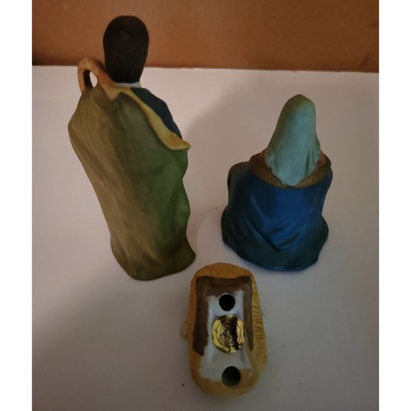 Vintage Christmas 7 Figure Nativity Set Handmade & Hand Painted - Picture 5 of 12